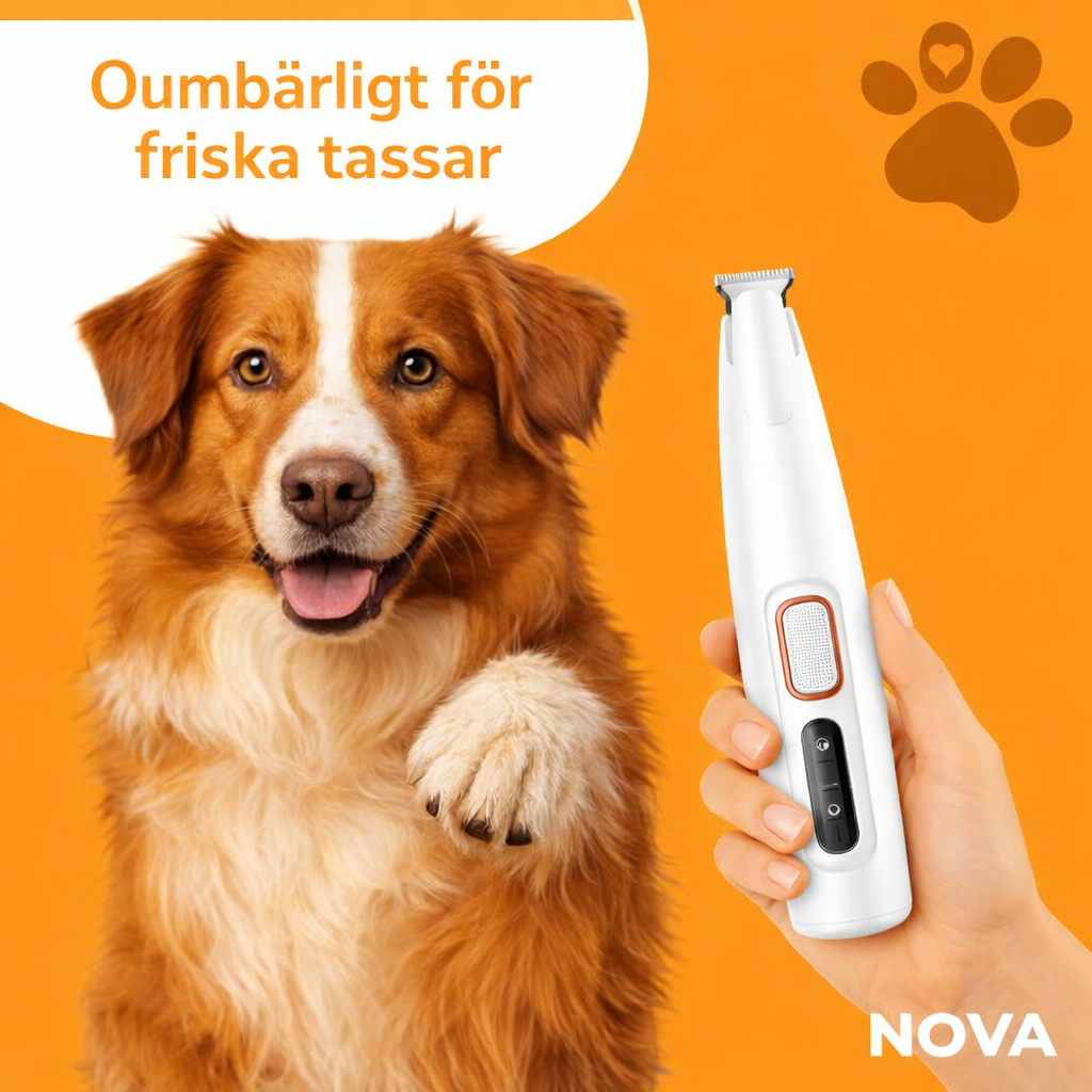 NOVA™ Tasstrimmare — Tyst &amp; Skonsam Päls­trimmare