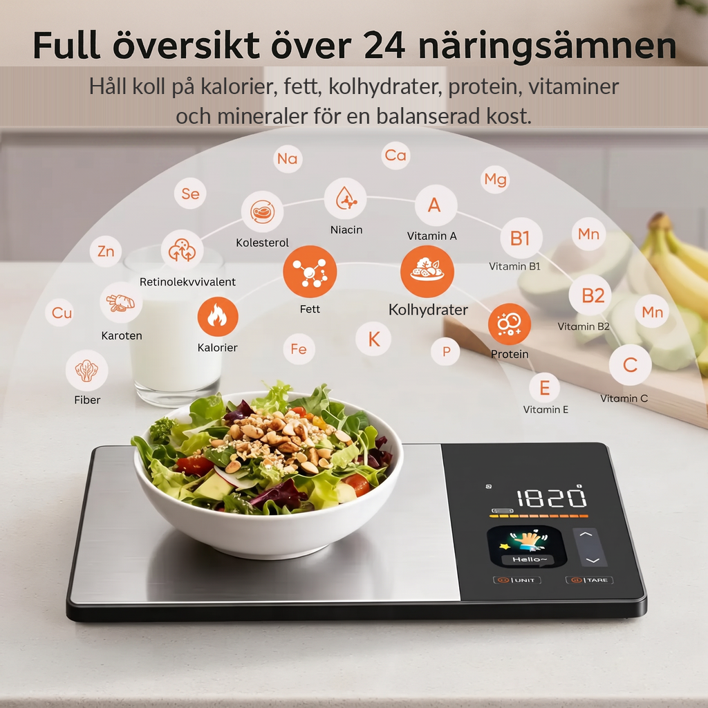 SmartVita – Smart näringsvåg för köket